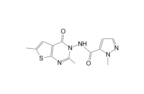 N-(2,6-dimethyl-4-oxothieno[2,3-d]pyrimidin-3(4H)-yl)-1-methyl-1H-pyrazole-5-carboxamide