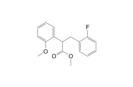 Methyl 3-(2-fluorophenyl)-2-(2-methoxyphenyl)propanoate