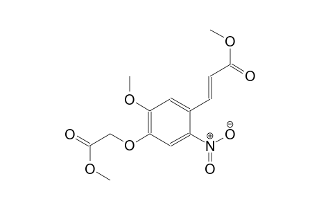 2-propenoic acid, 3-[5-methoxy-4-(2-methoxy-2-oxoethoxy)-2-nitrophenyl]-, methyl ester, (2E)-