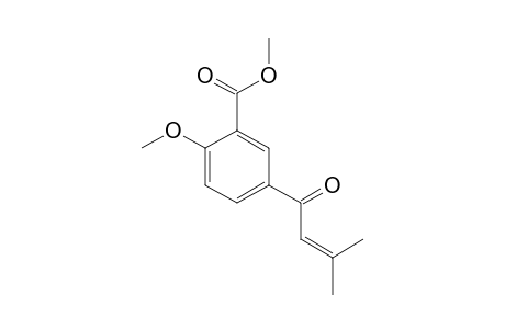 ADUNCUMENE;METHYL-2-METHOXY-5-(3'-METHYL-1'-OXO-2'-BUTENYL)-BENZOATE