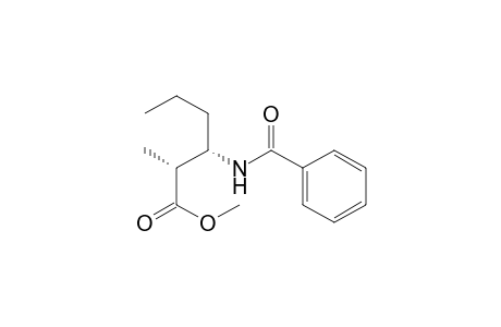 Methyl (2R,3S)-3-(benzoylamino)-2,5-dimethylpentanoate