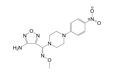 1,2,5-oxadiazol-3-amine, 4-[(Z)-(methoxyimino)[4-(4-nitrophenyl)-1-piperazinyl]methyl]-