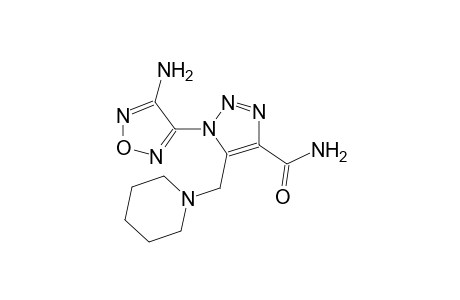 1H-1,2,3-triazole-4-carboxamide, 1-(4-amino-1,2,5-oxadiazol-3-yl)-5-(1-piperidinylmethyl)-