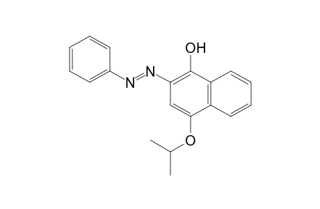 1-Naphthalenol, 4-(1-methylethoxy)-2-[2-phenyldiazenyl]-