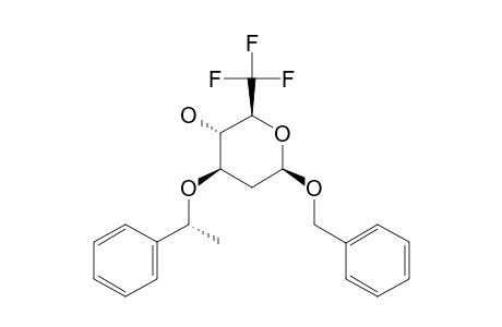 BENZYL-2,6-DIDEOXY-6,6,6-TRIFLUORO-3-O-[(1R)-1-PHENYLETHYL]-BETA-D-ARABINO-HEXOPYRANOSIDE