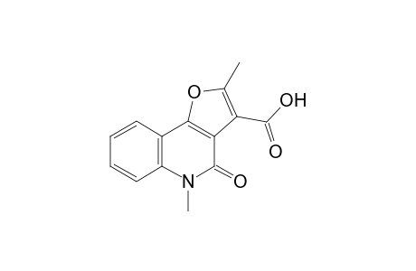 2,5-Dimethyl-4-oxidanylidene-furo[3,2-c]quinoline-3-carboxylic acid
