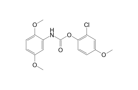 2,5-dimethoxycarbanilic acid, 2-chloro-4-methoxyphenyl ester