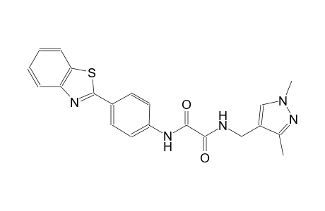 ethanediamide, N~1~-[4-(2-benzothiazolyl)phenyl]-N~2~-[(1,3-dimethyl-1H-pyrazol-4-yl)methyl]-