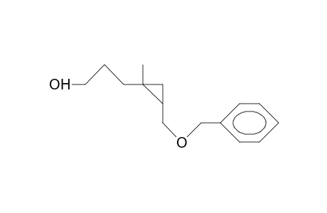 trans-2-(Benzyloxy-methyl)-1-methyl-cyclopropanepropanol