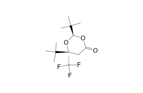 2R,6S-2,6-di(t-Butyl)-6-(trifluoromethyl)-1,3-dioxan-4-one