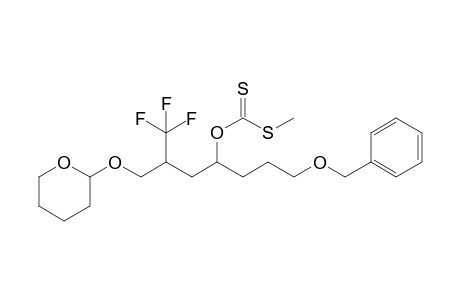 Methyl O-[4,4,4-Trifluoro-1-(3'-benzyloxypropyl)-3-(tetrahydropyran-2'-yloxymethyl)butyloxy]carbodithioate