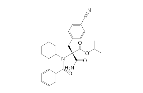 N-Benzoyl-4-cyano-N-cyclohexyl-.alpha.-(isopropoxycarbonyl)phenylalaninamide