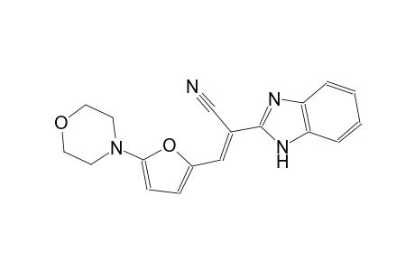 (2E)-2-(1H-benzimidazol-2-yl)-3-[5-(4-morpholinyl)-2-furyl]-2-propenenitrile