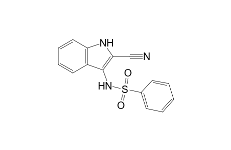 3-(Benzensulfonylamino)indole-2-carbonitrile