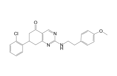 5(6H)-Quinazolinone, 7-(2-chlorophenyl)-7,8-dihydro-2-[[2-(4-methoxyphenyl)ethyl]amino]-