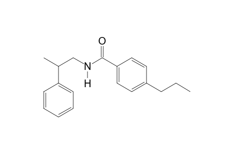2-Phenylpropylamine 4-propylbenzoyl