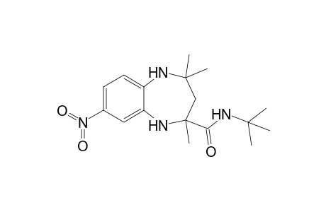 N-tert-Butyl-2,4,4-trimethyl-8-nitro-2,3,4,5-tetrahydro-1H-benzo[b][1,4]diazepine-2-carboxamide