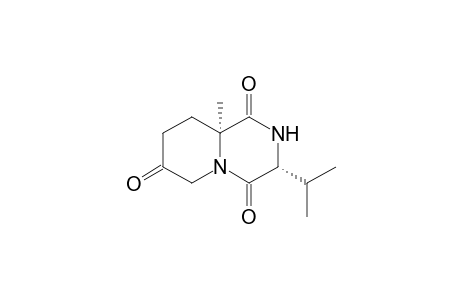 (3R,9aS)-3-isopropyl-9a-methyl-3,6,8,9-tetrahydro-2H-pyrido[1,2-a]pyrazine-1,4,7-trione