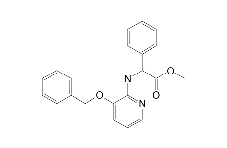 Methyl N-(3-benzyloxy-2-pyridyl).alpha.-phenylglycinate