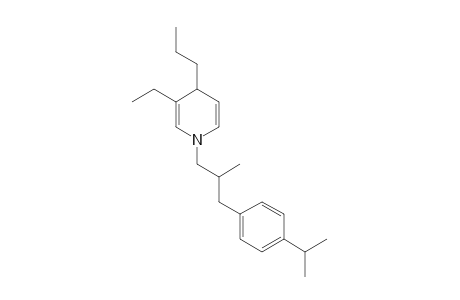 Pyridine, 3-ethyl-1,4-dihydro-1-[2-methyl-3-[4-(1-methylethyl)phenyl]propyl]-4-propyl-