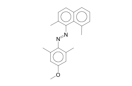 Diazene, (2,8-dimethyl-1-naphthalenyl)(4-methoxy-2,6-dimethylphenyl)-