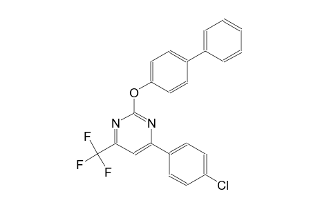 2-([1,1'-biphenyl]-4-yloxy)-4-(4-chlorophenyl)-6-(trifluoromethyl)pyrimidine