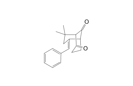 4-Benzylidine-2,2-dimethyl-8,9-dioxo-bicyclo[3.3.1]nonane
