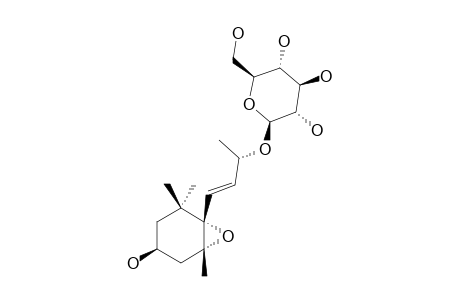 3-HYDROXY-5,6-EPOXY-BETA-IONOL-3-O-BETA-D-GLUCOPYRANOSIDE