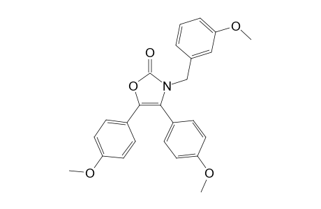2(3H)-Oxazolone, 4,5-bis(4-methoxyphenyl)-3-[(3-methoxyphenyl)methyl]-