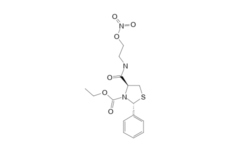 (2S,4R)-2-PHENYL-3-(CARBETHOXY)-THIAZOLIDINE-4-[N-(2-NITROOXYETHYL)]-CARBOXAMIDE;CONFORMER-#1