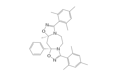 (trans)-3,8-dimesityl-r-11a-methyl-c-10a-phenyl-6,10a,11,11a-tetrahydro-5H-bis[1,2,4]oxadiazolo[4,5-d:5',4'-g][1,4]diazepine