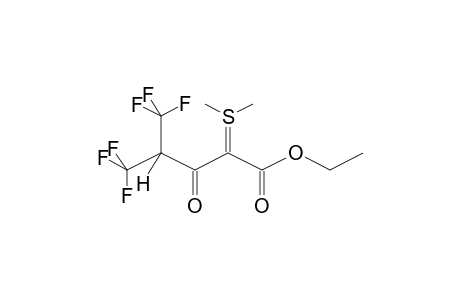 DIMETHYLSULPHENIUM 1-ETHOXYCARBONYL-2-OXO-3-TRIFLUOROMETHYL-4,4,4-TRIFLUOROBUTYLIDE