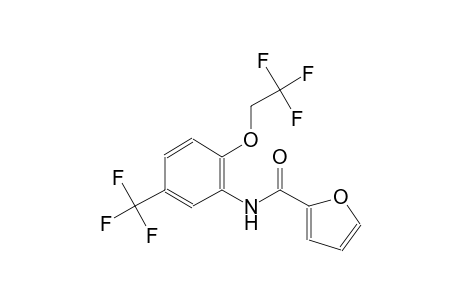 2-furancarboxamide, N-[2-(2,2,2-trifluoroethoxy)-5-(trifluoromethyl)phenyl]-