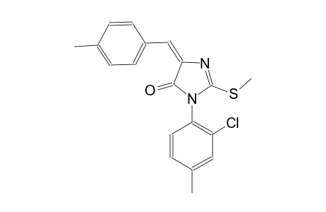 4H-imidazol-4-one, 3-(2-chloro-4-methylphenyl)-3,5-dihydro-5-[(4-methylphenyl)methylene]-2-(methylthio)-, (5E)-