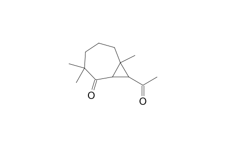 Bicyclo[5.1.0]octan-2-one, 8-acetyl-3,3,7-trimethyl-