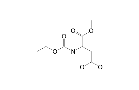 2-(carbethoxyamino)-4,4-dihydroxy-butyric acid methyl ester