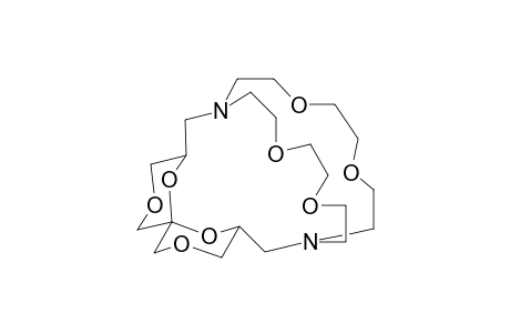 1,10-Diaza-1,10-(3,6-dioxacycloocta)-4,7,13,15-tetraoxa-12,14:14,16-bis(methanoxymethano)cycloheptadecane