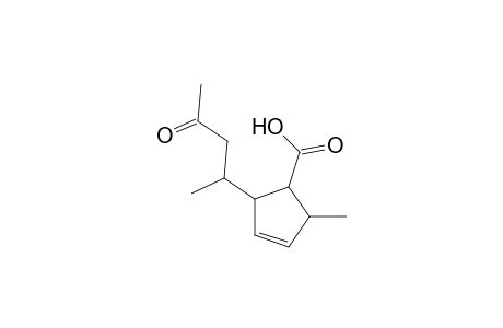 (1RS,2SR,5RS,1'RS)-2-Methyl-5-(1-methyl-3-oxobutyl)cyclopent-3-ene-1-carboxylic acid