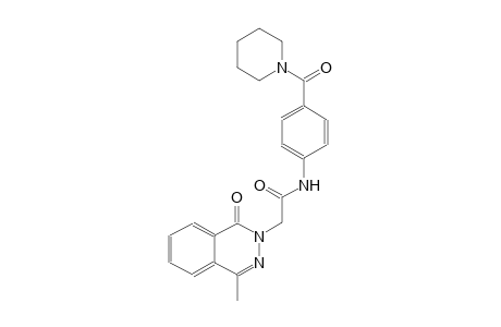 2-(4-methyl-1-oxo-2(1H)-phthalazinyl)-N-[4-(1-piperidinylcarbonyl)phenyl]acetamide