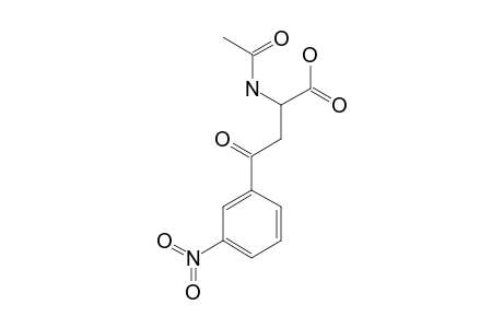 2-ACETAMIDO-4-(3-NITROPHENYL)-4-OXOBUTYRIC-ACID