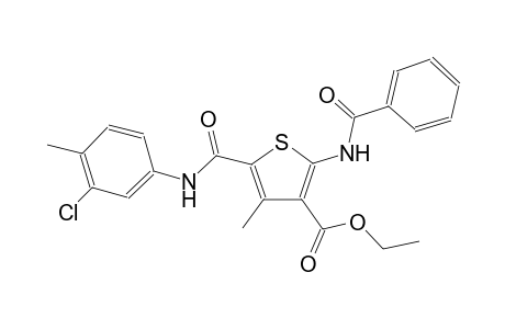 3-thiophenecarboxylic acid, 2-(benzoylamino)-5-[[(3-chloro-4-methylphenyl)amino]carbonyl]-4-methyl-, ethyl ester