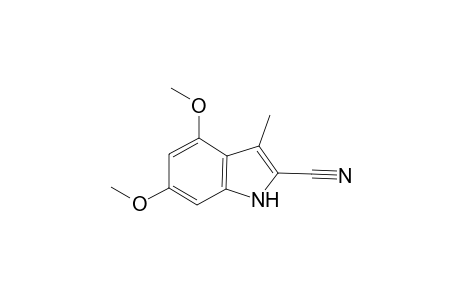 4,6-dimethoxy-3-methyl-1H-indole-2-carbonitrile