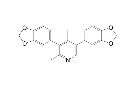 Dimethyl-3,5-di-(3,4-methylenedioxy)phenylpyridine