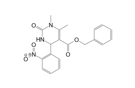 benzyl 1,6-dimethyl-4-(2-nitrophenyl)-2-oxo-1,2,3,4-tetrahydro-5-pyrimidinecarboxylate