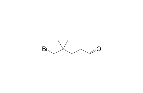5-Bromo-4,4-dimethylpentanal