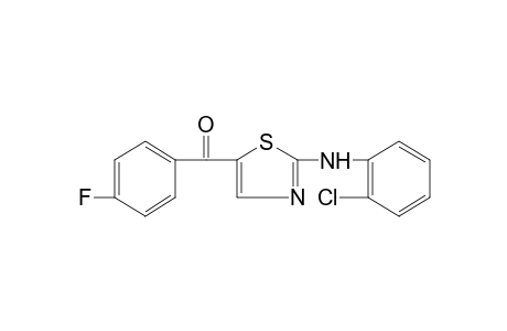 2-(o-CHLOROANILINO)-5-THIAZOLYL p-FLUOROPHENYL KETONE