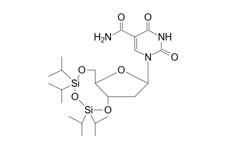 2,4-bis(oxidanylidene)-1-[2,2,4,4-tetra(propan-2-yl)-6a,8,9,9a-tetrahydro-6H-furo[3,2-f][1,3,5,2,4]trioxadisilocin-8-yl]pyrimidine-5-carboxamide