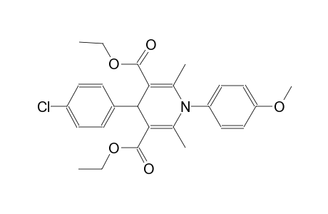 diethyl 4-(4-chlorophenyl)-1-(4-methoxyphenyl)-2,6-dimethyl-1,4-dihydro-3,5-pyridinedicarboxylate
