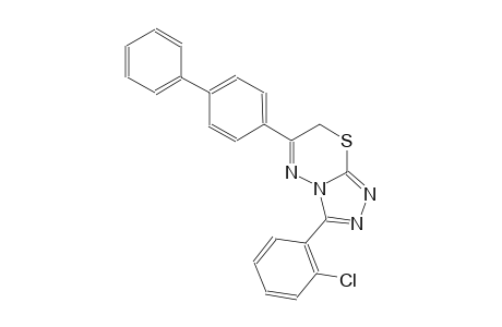6-[1,1'-biphenyl]-4-yl-3-(2-chlorophenyl)-7H-[1,2,4]triazolo[3,4-b][1,3,4]thiadiazine