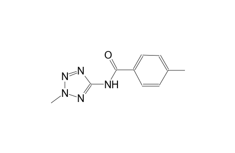 4-methyl-N-(2-methyl-2H-tetraazol-5-yl)benzamide
